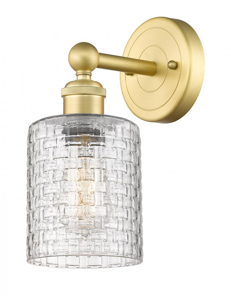 Cobbleskill - 1 Light - 5 inch - Satin Gold - Sconce