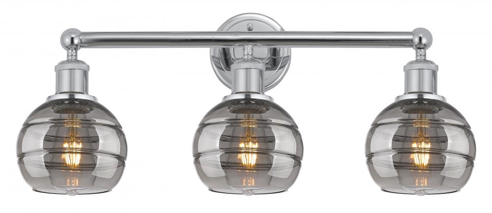 Rochester - 3 Light - 24 inch - Polished Chrome - Bath Vanity Light