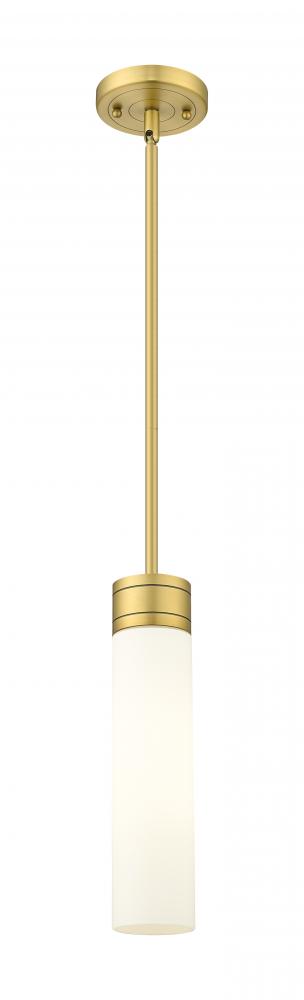 Boreas - 1 Light - 3 inch - Brushed Brass - Stem Hung - Mini Pendant