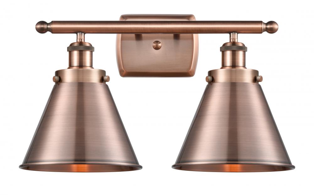 Appalachian - 2 Light - 16 inch - Antique Copper - Bath Vanity Light