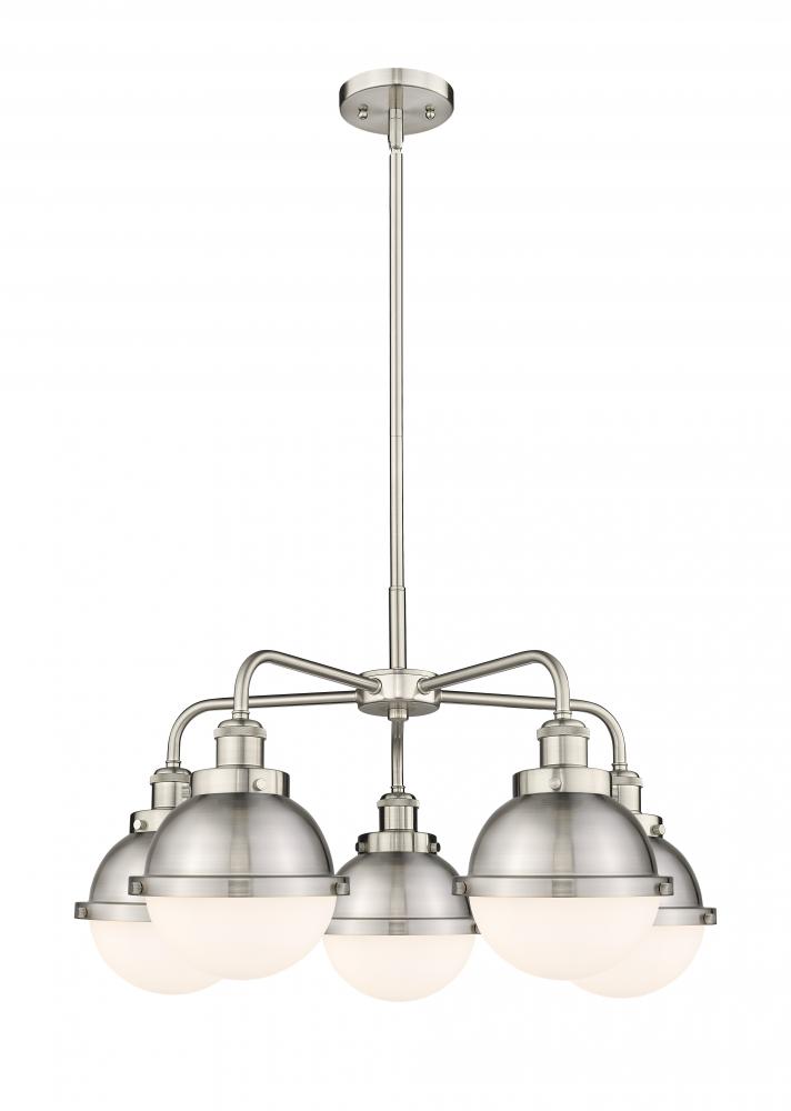 Ballston Urban - 5 Light - 26 inch - Satin Nickel - Chandelier