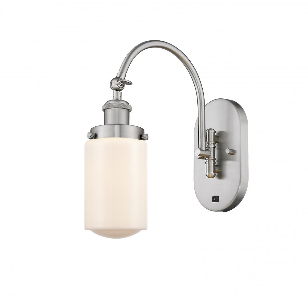 Dover - 1 Light - 5 inch - Brushed Satin Nickel - Sconce