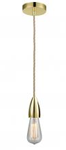 Innovations Lighting 100GD-10RE-4GD - Fairchild - 1 Light - 2 inch - Gold - Cord hung - Mini Pendant