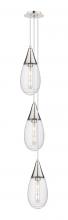 Innovations Lighting 103-450-1P-PN-G450-6SCL - Malone - 3 Light - 8 inch - Polished Nickel - Multi Pendant