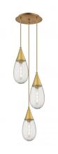 Innovations Lighting 113-450-1P-BB-G450-6SCL - Malone - 3 Light - 14 inch - Brushed Brass - Multi Pendant