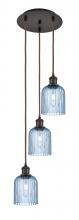 Innovations Lighting 113B-3P-OB-G559-5BL - Bridal Veil - 3 Light - 12 inch - Oil Rubbed Bronze - Cord Hung - Multi Pendant