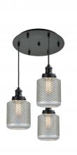 Innovations Lighting 116BK-10BK-1H-BK-G262 - Edison - 6 Light - 14 inch - Matte Black - Cord hung - Multi Pendant