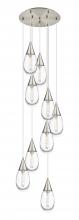 Innovations Lighting 119-450-1P-SN-G450-6CL - Malone - 9 Light - 20 inch - Brushed Satin Nickel - Multi Pendant