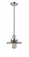 Innovations Lighting 201C-PC-M7 - Railroad - 1 Light - 8 inch - Polished Chrome - Cord hung - Mini Pendant