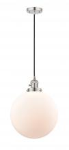 Innovations Lighting 201CSW-PN-G201-12 - Beacon - 1 Light - 12 inch - Polished Nickel - Cord hung - Mini Pendant