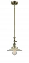 Innovations Lighting 206-AB-G2 - Halophane - 1 Light - 9 inch - Antique Brass - Stem Hung - Mini Pendant