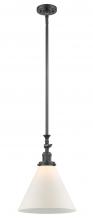 Innovations Lighting 206-OB-G41-L - Cone - 1 Light - 12 inch - Oil Rubbed Bronze - Stem Hung - Mini Pendant