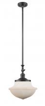 Innovations Lighting 206-OB-G541 - Oxford - 1 Light - 12 inch - Oil Rubbed Bronze - Stem Hung - Mini Pendant