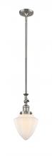 Innovations Lighting 206-SN-G661-7 - Bullet - 1 Light - 7 inch - Brushed Satin Nickel - Stem Hung - Mini Pendant