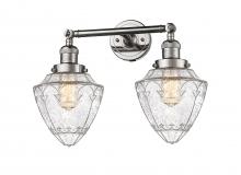 Innovations Lighting 208-PN-G664-7 - Bullet - 2 Light - 18 inch - Polished Nickel - Bath Vanity Light