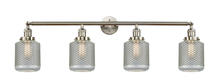 Innovations Lighting 215-SN-G262 - Stanton - 4 Light - 44 inch - Brushed Satin Nickel - Bath Vanity Light