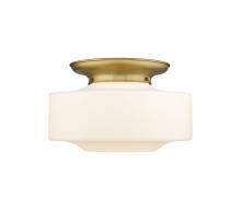 Innovations Lighting 221-1F-BB-G691-16 - Bridgeton - 1 Light - 16 inch - Brushed Brass - Flush Mount