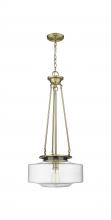 Innovations Lighting 221-1P-AB-G692-16 - Bridgeton - 1 Light - 16 inch - Antique Brass - Chain Hung - Pendant