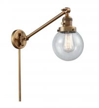 Innovations Lighting 237-BB-G204-6 - Beacon - 1 Light - 6 inch - Brushed Brass - Swing Arm