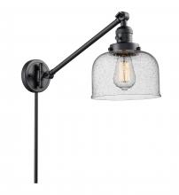 Innovations Lighting 237-BK-G74 - Bell - 1 Light - 8 inch - Matte Black - Swing Arm