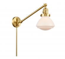 Innovations Lighting 237-SG-G321 - Olean - 1 Light - 9 inch - Satin Gold - Swing Arm