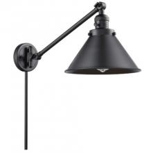 Innovations Lighting 237-BK-M10-BK - Briarcliff - 1 Light - 10 inch - Matte Black - Swing Arm