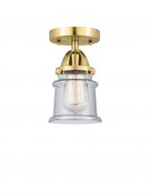 Innovations Lighting 288-1C-SG-G184S-LED - Canton - 1 Light - 5 inch - Satin Gold - Semi-Flush Mount