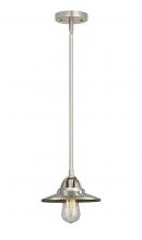 Innovations Lighting 288-1S-SN-M2-SN - Railroad - 1 Light - 8 inch - Brushed Satin Nickel - Cord hung - Mini Pendant