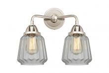 Innovations Lighting 288-2W-PN-G142 - Chatham - 2 Light - 14 inch - Polished Nickel - Bath Vanity Light