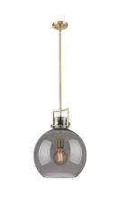 Innovations Lighting 411-1SL-BB-G410-14SM - Newton Sphere - 1 Light - 14 inch - Brushed Brass - Pendant