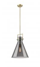 Innovations Lighting 411-1SL-BB-G411-14SM - Newton Cone - 1 Light - 14 inch - Brushed Brass - Cord hung - Pendant