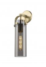 Innovations Lighting 413-1W-BB-G413-1W-4SM - Pilaster - 1 Light - 4 inch Glass - Brushed Brass - Sconce