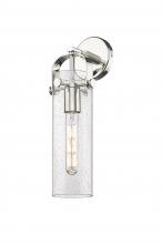 Innovations Lighting 413-1W-PN-G413-1W-4SDY - Pilaster - 1 Light - 4 inch Glass - Polished Nickel - Sconce