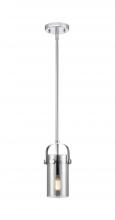 Innovations Lighting 423-1S-PC-G423-7SM - Pilaster II Cylinder - 1 Light - 7 inch Long Glass - Polished Chrome - Pendant