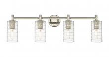 Innovations Lighting 434-4W-PN-G434-7DE - Crown Point - 4 Light - 34 inch - Polished Nickel - Bath Vanity Light