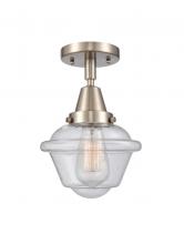 Innovations Lighting 447-1C-SN-G534 - Oxford - 1 Light - 8 inch - Brushed Satin Nickel - Flush Mount