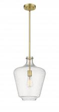 Innovations Lighting 493-1S-SG-G504-12 - Norwalk - 1 Light - 12 inch - Satin Gold - Stem hung - Mini Pendant