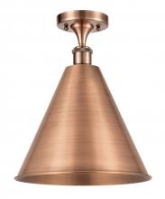 Innovations Lighting 516-1C-AC-MBC-16-AC - Berkshire - 1 Light - 16 inch - Antique Copper - Semi-Flush Mount