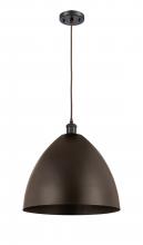 Innovations Lighting 516-1P-OB-MBD-16-OB - Bristol - 1 Light - 16 inch - Oil Rubbed Bronze - Cord hung - Mini Pendant