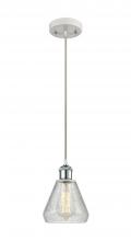 Innovations Lighting 516-1P-WPC-G275 - Conesus - 1 Light - 6 inch - White Polished Chrome - Cord hung - Mini Pendant