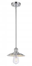 Innovations Lighting 516-1S-PC-M17-PC - Scallop - 1 Light - 8 inch - Polished Chrome - Mini Pendant