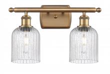 Innovations Lighting 516-2W-BB-G559-5SDY - Bridal Veil - 2 Light - 15 inch - Brushed Brass - Bath Vanity Light