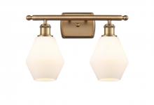 Innovations Lighting 516-2W-BB-G651-6 - Cindyrella - 2 Light - 16 inch - Brushed Brass - Bath Vanity Light