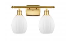 Innovations Lighting 516-2W-SG-G81 - Eaton - 2 Light - 16 inch - Satin Gold - Bath Vanity Light