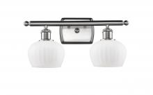 Innovations Lighting 516-2W-SN-G91 - Fenton - 2 Light - 17 inch - Brushed Satin Nickel - Bath Vanity Light