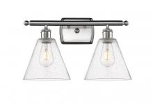 Innovations Lighting 516-2W-SN-GBC-84 - Berkshire - 2 Light - 18 inch - Brushed Satin Nickel - Bath Vanity Light