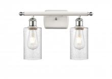 Innovations Lighting 516-2W-WPC-G804 - Clymer - 2 Light - 14 inch - White Polished Chrome - Bath Vanity Light