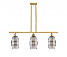 Innovations Lighting 516-3I-SG-G557-6SM - Vaz - 3 Light - 36 inch - Satin Gold - Cord hung - Island Light