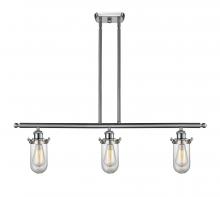 Innovations Lighting 516-3I-SN-CE231-CL - Kingsbury - 3 Light - 36 inch - Brushed Satin Nickel - Cord hung - Island Light