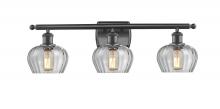 Innovations Lighting 516-3W-BK-G92 - Fenton - 3 Light - 27 inch - Matte Black - Bath Vanity Light